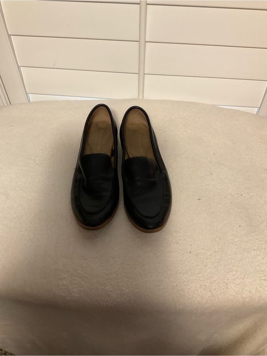 aerosole Shoes - Classic Black Leather Women's Slip-On Loafers